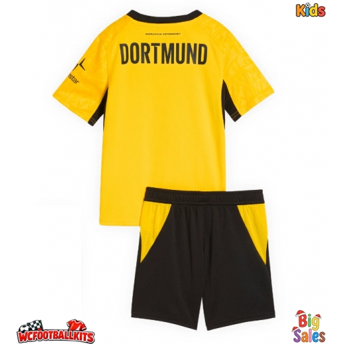 Borussia Dortmund Replica Home Stadium Kit for Kids 2026-27 Short Sleeve (+ pants)